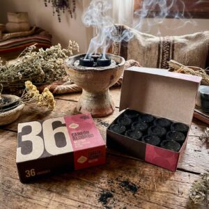 Carbón Redondo Neutro x 36