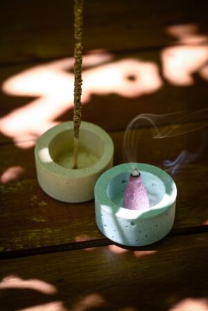 Porta Sahumerio Sahumador Cemento