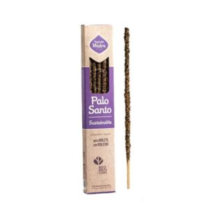 Sahumerio Palo Santo con Violetas