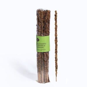 Sahumerio Pack x 20 Palo Santo Citronella Naranja