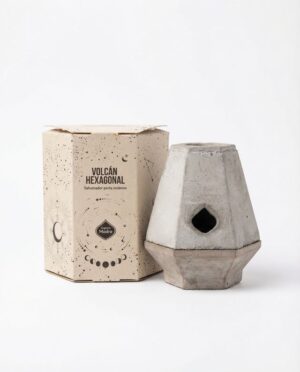 Caja Sahumador Porta Sahumerio Volcan Hexagonal